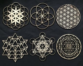 Sacred Geometry - Laser Cut