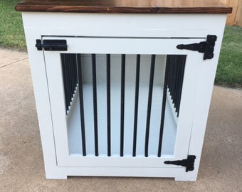 Handmade single dog kennel