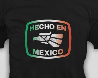 hecho en mexico t-shirt cool funny humor made in mexico t shirts