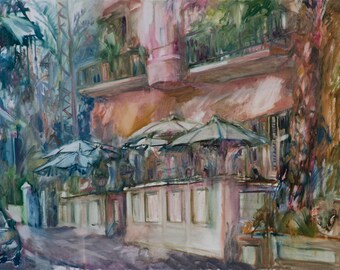 Oil Painting Urban Landscape