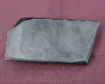 Translucent Obsidian Slab - Black & Perfect for Knapping, Knife Blades, Arrow or Spearheads, Handmade Stone Slice by JewelryArtistry - SL492