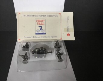 Liberty Falls Pewter Figurines - 1996