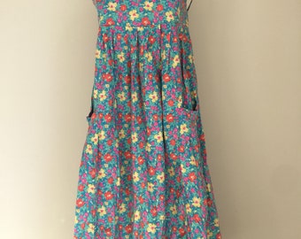 Vintage Laura Ashley floral market dress, size 6