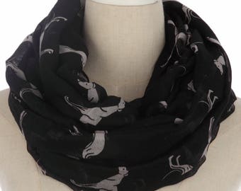 Ladies greyhound whippet large scarfs shawl wrap