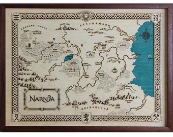 Narnia map | Etsy