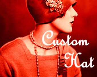 Flapper Femme Custom Hat