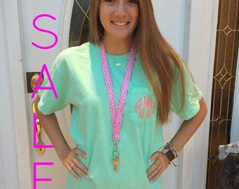 Lilly Pulitzer Lanyard, ID Holder, ID Lanyard, Badge Holder, Lanyard Keychain, Stocking Stuffer, Teacher Gift, Christmas