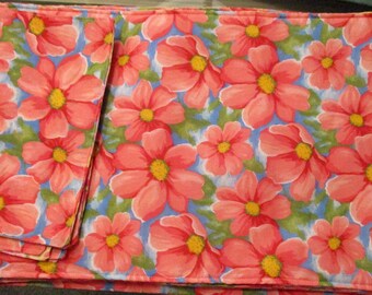 placemats and Napkins set of 4 reversible,decorative sewing around edge