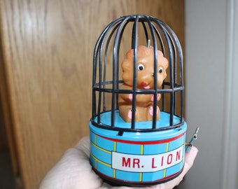 Mr. Lion Wind Up Toy Made in Japan