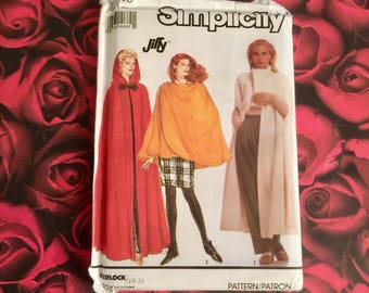 90's Vintage Cape and Wrap Sewing Pattern