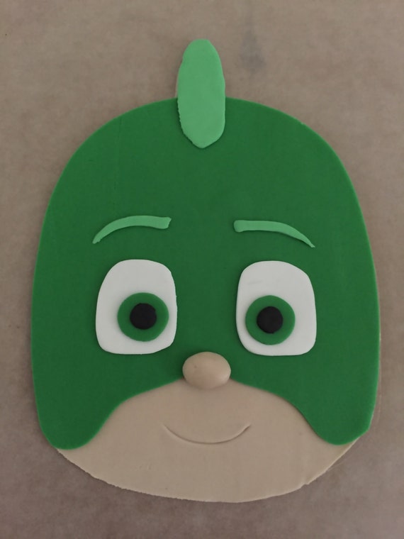 PJ Masks Inspired Cake Topper Gekko PJ Masks Inspired Cake Topper Gekko