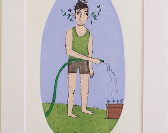 Plant boy - limited edition screen print