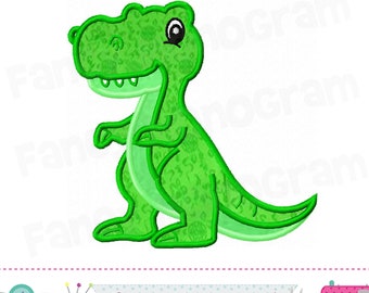 T-Rex Dinosaur Applique embroidery design,Tyrannosaurus Applique embroidery design,Dinosaur embroidery,Dinosaur applique.
