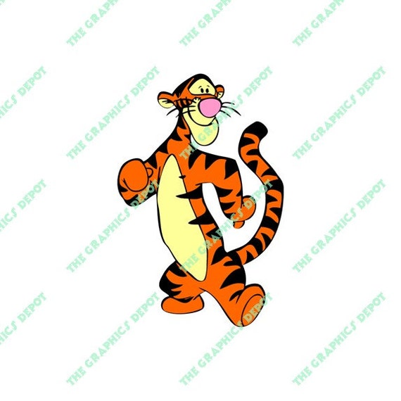 Download Tigger Winnie the Pooh SVG file DXF file EPS file png