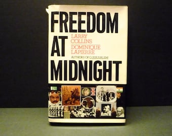 Freedom At Midnight ~ Simon &Schuster New York 1975~ 1st Edition Hardcover