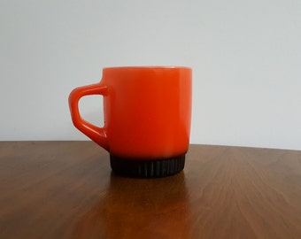 Red Fire King Anchor Hocking Mug