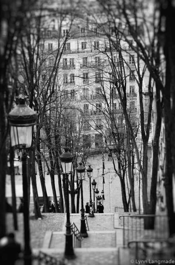 Paris black and white steps montmartre paris 8x10 prints Paris black and white steps montmartre paris 8x10 prints