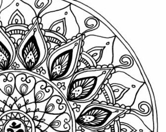 Om Mandala - Drawing - Digital #0003