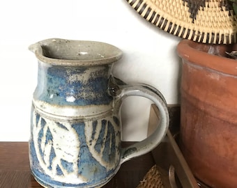 Beautiful handmade stoneware pitcher