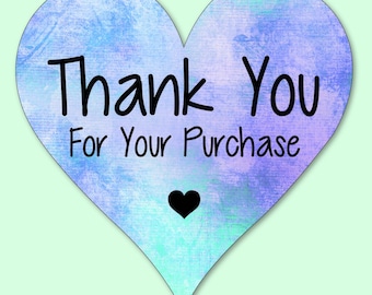 Set of 24 Thank You Labels