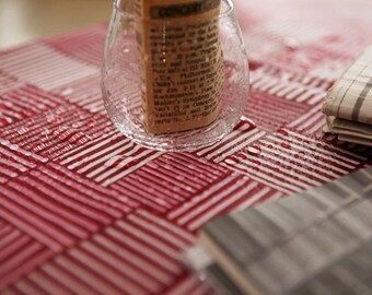 Laminated Cotton Fabric by the yard 20's cotton_wine _43.3" SAM 144151