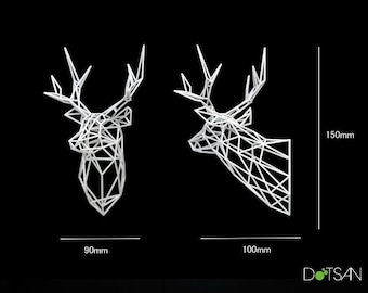 3D printed Stag Deer Trophy Head