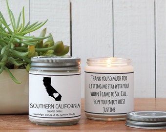 Southern California Scented Candle - Homesick Gift | State Scented Candle | Moving Gift | College Student Gift | California Lover