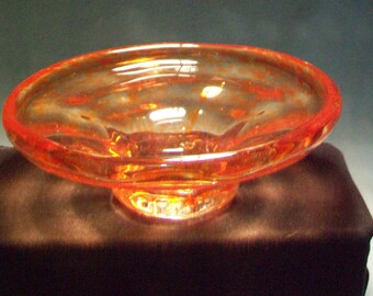 Gibson Orange Artglass Bowl