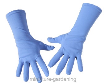 Gardening Gloves, Periwinkle Blue, Size Options: Medium