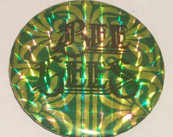 Vintage Bee Gees Prismatic Badge