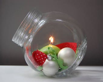 Glass Candleholder | Glass Candle Holder