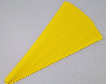 Lucky Stars Paper Strips (100): Bright Yellow