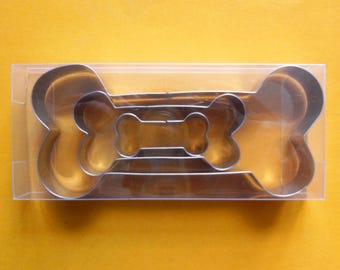 3 Size Dog Bone Cookie Cutter Fondant Biscuit Baking Mold Set