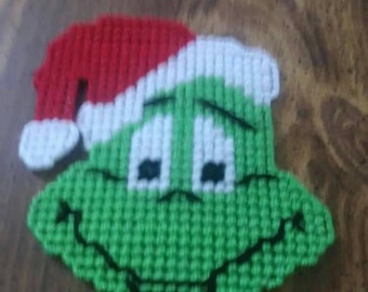 Plastic Canvas How The Grinch Stole Christmas Ornament