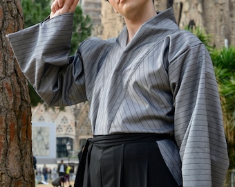 Kuroumigame 黒海亀 Hakama Unisex Kimono set