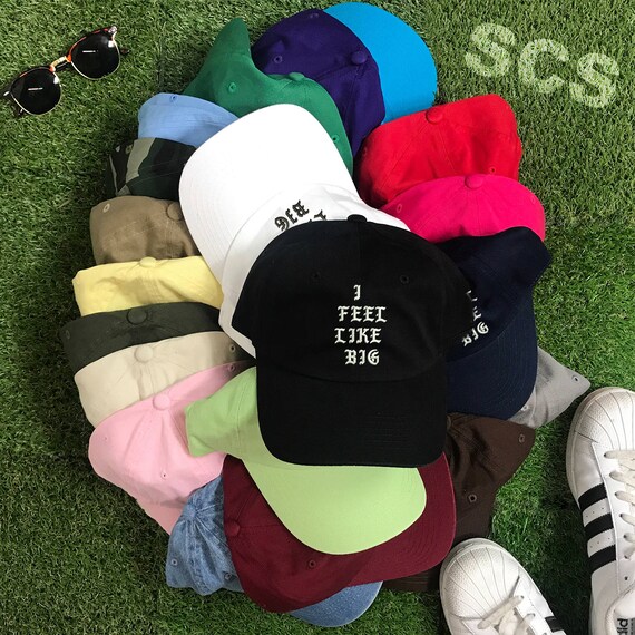 Big Reveal Dad Hat | I Feel like Big Sorority Reveal Embroidered Hat | Low Profile Big Hats | Big Little Hats | Sorority Hats | I feel Like