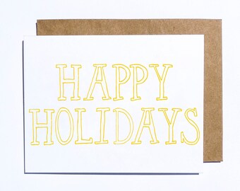 Happy Holidays Greeting Card