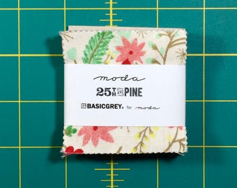 25th and Pine basicgrey MINI Charm Pack moda fabrics oop htf