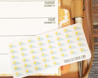 MINI Stickers -- Partly Sunny Weather