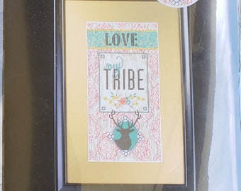 Love My Tribe - by Artiste - Kooler Design Studio - Counted Cross Stitch Kit - Brand New in Package - 1388958 – Zweigart