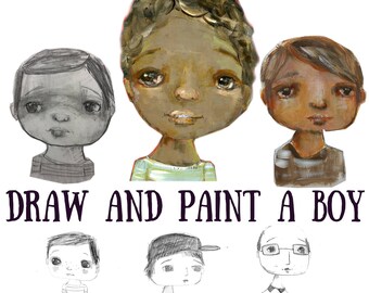 Draw and Paint a Boy - online class