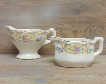 Pair of Creamer Pitchers by Mount Clemens Pottery Mildred