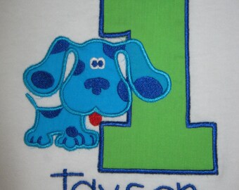 Blues Clues Personalized first Birthday Shirt