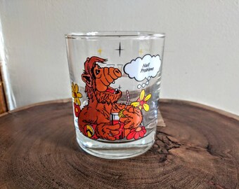 1988 Alf "Null Problem" Lowball Rocks Glass