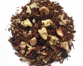 Sweet Apple Tea: Apple Strudel, rooibos tea, redbush tea, caffeine free tea, herbal tea, loose tea, fruit tea, tea gift, gift for tea lover