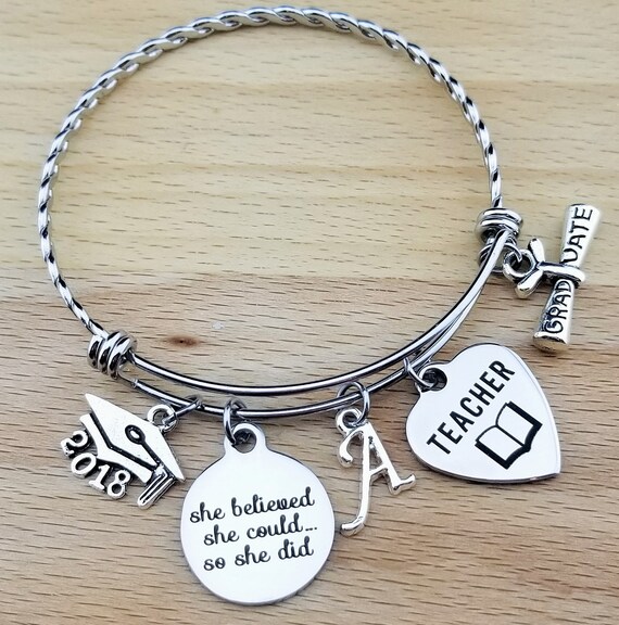 Teacher Gifts Teacher Graduation Gift College Graduation Gift for Her Graduation Gift for Daughter Senior 2018 Senior Gifts She Believed she