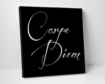 Seize the Day, Carpe Diem Canvas Art