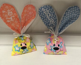Personalized Easter Bunny Treat Bags