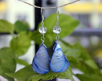 Mother of Pearl Teardrop Earrings