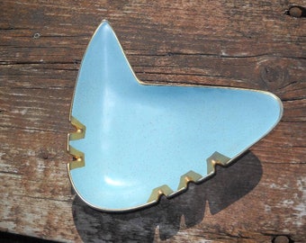Barbara Willis Atomic Ashtray Boomerang Ashtray California Pottery